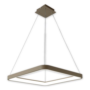 BRILAGI - LED prigušivi luster na lanku FALCON SLIM LED/50W/230V 3000-6500K 50x50 cm bež + daljinski upravljač