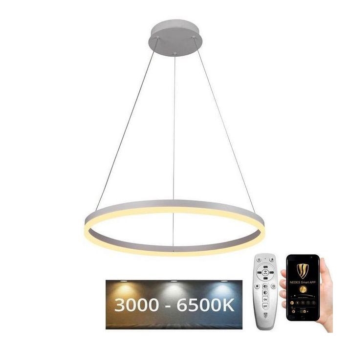 Brilagi - LED Prigušivi luster na sajli CIRCLE LED/42W/230V 3000-6500K + daljinski upravljač