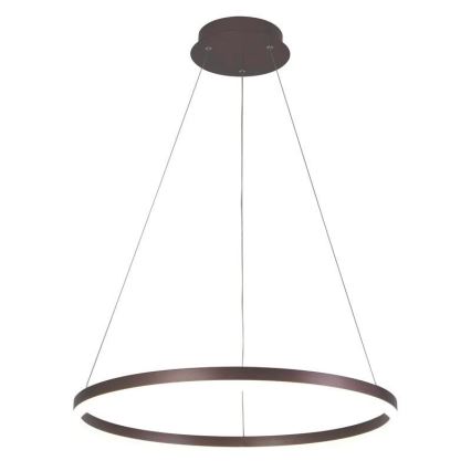 Brilagi - LED Prigušivi luster na sajli CIRCLE LED/42W/230V 3000-6500K smeđa + daljinski upravljač