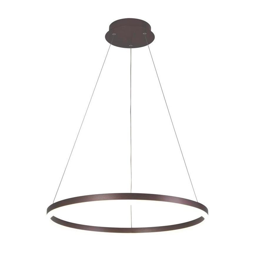 Brilagi - LED Prigušivi luster na sajli CIRCLE LED/42W/230V 3000-6500K smeđa + daljinski upravljač
