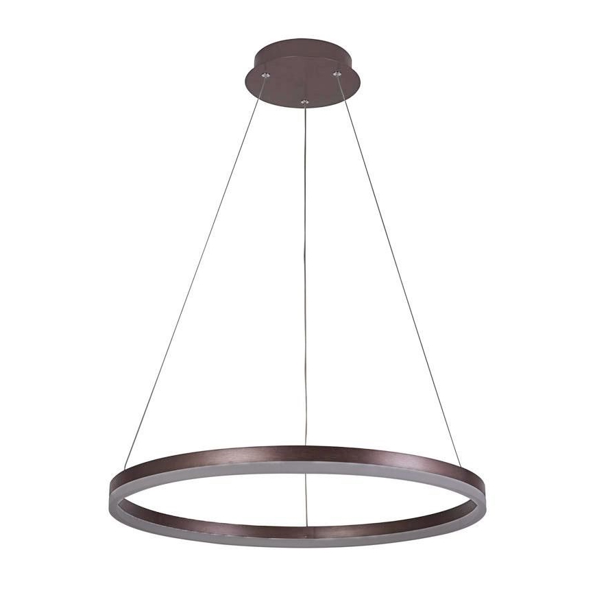 Brilagi - LED Prigušivi luster na sajli CIRCLE LED/42W/230V 3000-6500K smeđa + daljinski upravljač