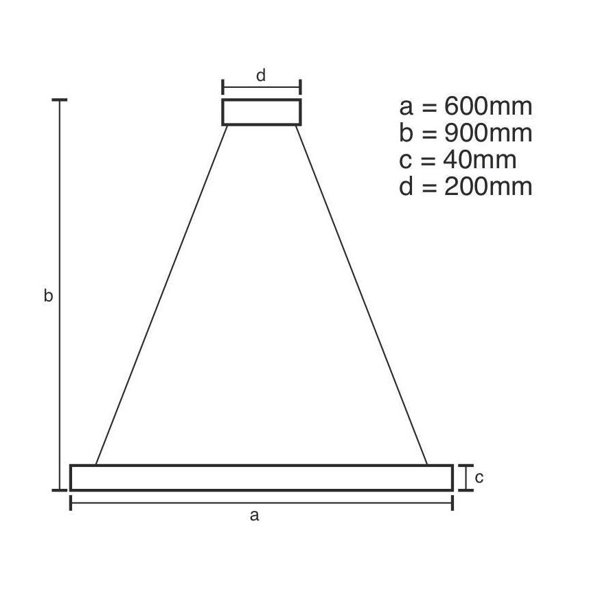 Brilagi - LED Prigušivi luster na sajli CIRCLE LED/42W/230V 3000-6500K smeđa + daljinski upravljač