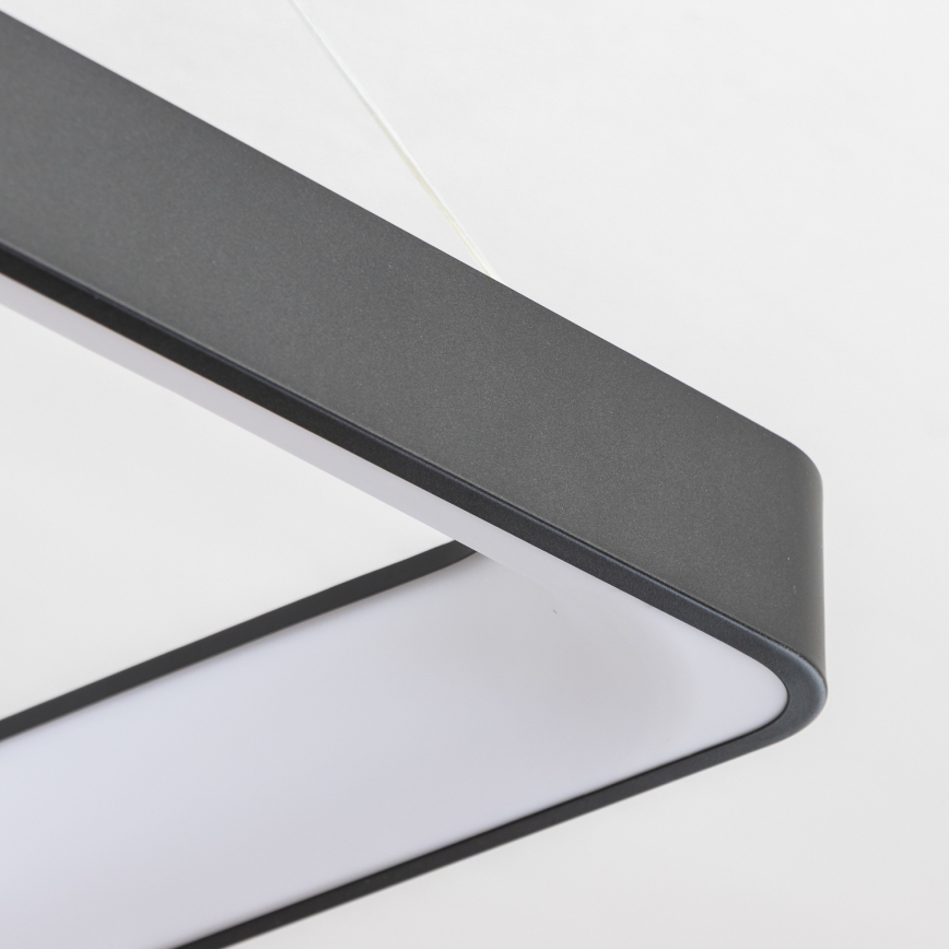 Brilagi - LED luster na sajli s regulacijom svjetline FALCON II LED/125W/230V 3000-6500K 60x60 cm crna + daljinski upravljač