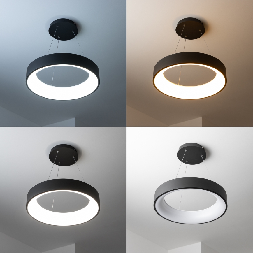 Brilagi - LED luster na sajli s mogućnošću prigušivanja FALCON LED/80W/230V 3000-6500K Ø 60 cm crna + daljinski upravljač