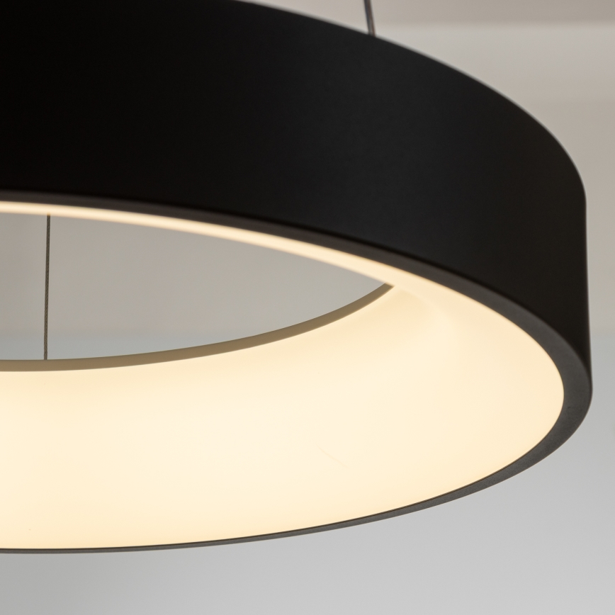 Brilagi - LED Prigušivi luster na sajli FALCON LED/80W/230V 3000-6500K pr. 60 cm crna + daljinski upravljač