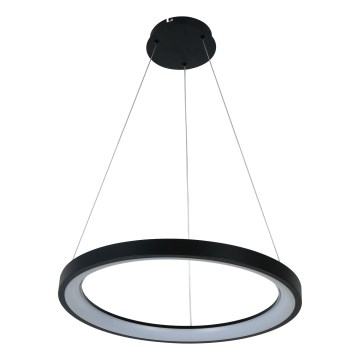 Brilagi - LED prigušivi luster na sajli FALCON SLIM LED/42W/230V 3000-6500K Ø 50 cm crna + daljinski upravljač