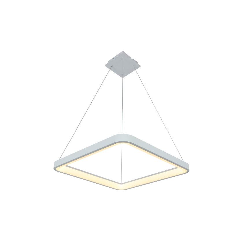 Brilagi - LED luster s mogućnošću prigušivanja na sajli FALCON SLIM LED/50W/230V 3000-6500K 50x50 cm bijela + daljinski upravljač