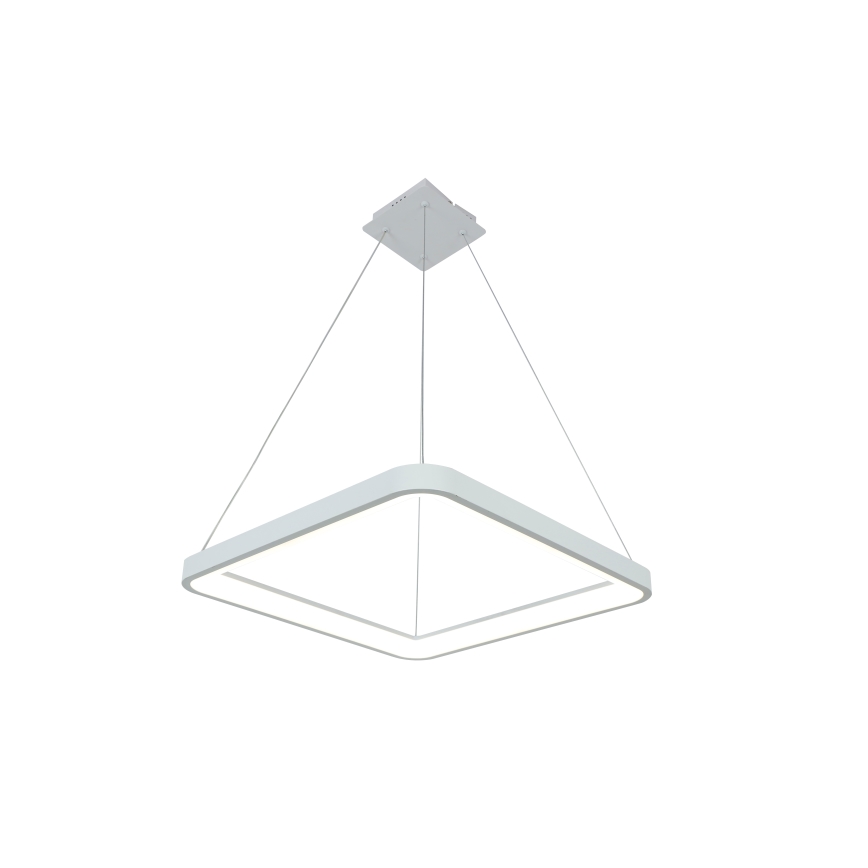 Brilagi - LED luster s mogućnošću prigušivanja na sajli FALCON SLIM LED/50W/230V 3000-6500K 50x50 cm bijela + daljinski upravljač