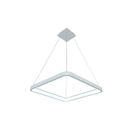 Brilagi - LED luster s mogućnošću prigušivanja na sajli FALCON SLIM LED/50W/230V 3000-6500K 50x50 cm bijela + daljinski upravljač