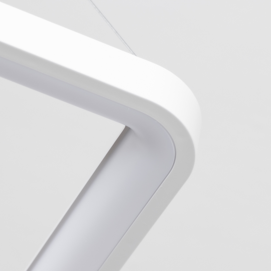 Brilagi - LED luster s mogućnošću prigušivanja na sajli FALCON SLIM LED/50W/230V 3000-6500K 50x50 cm bijela + daljinski upravljač