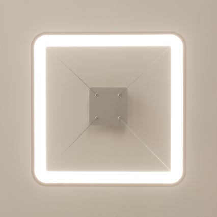 Brilagi - LED luster s mogućnošću prigušivanja na sajli FALCON SLIM LED/50W/230V 3000-6500K 50x50 cm bijela + daljinski upravljač