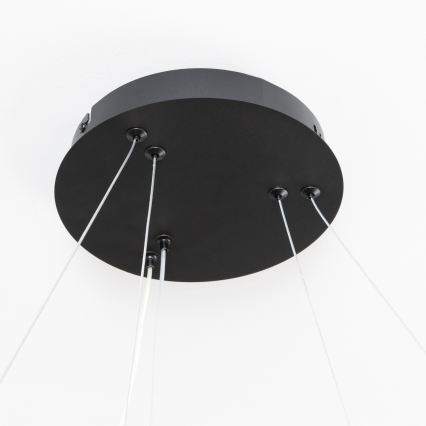 Brilagi - LED prigušivi luster na sajli FALCON SLIM LED/68W/230V 3000-6500K Ø 50 cm crna + daljinski upravljač