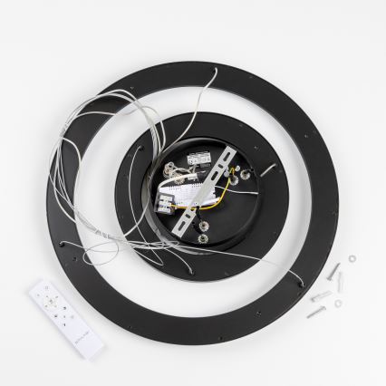 Brilagi - LED prigušivi luster na sajli FALCON SLIM LED/68W/230V 3000-6500K Ø 50 cm crna + daljinski upravljač