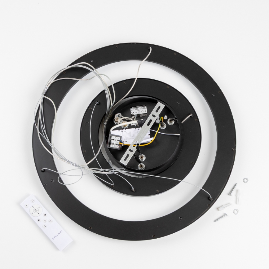 Brilagi - LED prigušivi luster na sajli FALCON SLIM LED/68W/230V 3000-6500K Ø 50 cm crna + daljinski upravljač