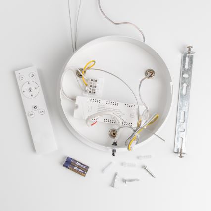 Brilagi - LED luster s mogućnošću prigušivanja na sajli FALCON LED/40W/230V 3000-6500K pr. 45 cm bijela + daljinski upravljač