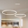 Brilagi - LED prigušivi luster na sajli PORTOFINO LED/98W/230V 3000-6000K bijela + daljinski upravljač