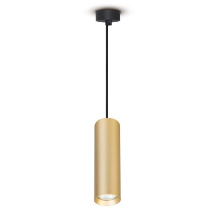 Brilagi - LED RGBW prigušivi luster na sajli SELE 1xGU10/4,8W/230V 3000K crna/zlatna + daljinski upravljač