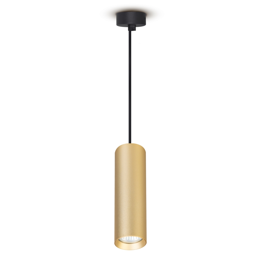 Brilagi - LED RGBW prigušivi luster na sajli SELE 1xGU10/4,8W/230V 3000K crna/zlatna + daljinski upravljač