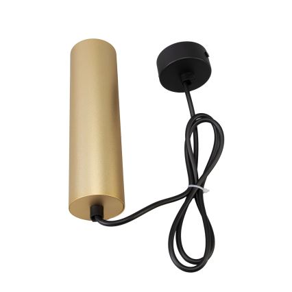 Brilagi - LED RGBW prigušivi luster na sajli SELE 1xGU10/4,8W/230V 3000K crna/zlatna + daljinski upravljač