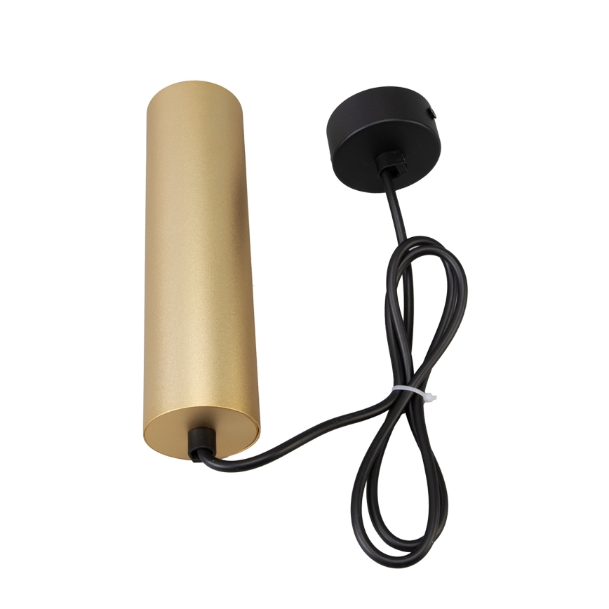 Brilagi - LED RGBW prigušivi luster na sajli SELE 1xGU10/4,8W/230V 3000K crna/zlatna + daljinski upravljač