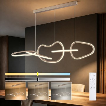 BRILAGI - LED prigušivi luster na sajli SIGNATURE LED/80W/230V 3000-6000K 120x25 cm bež + daljinski upravljač