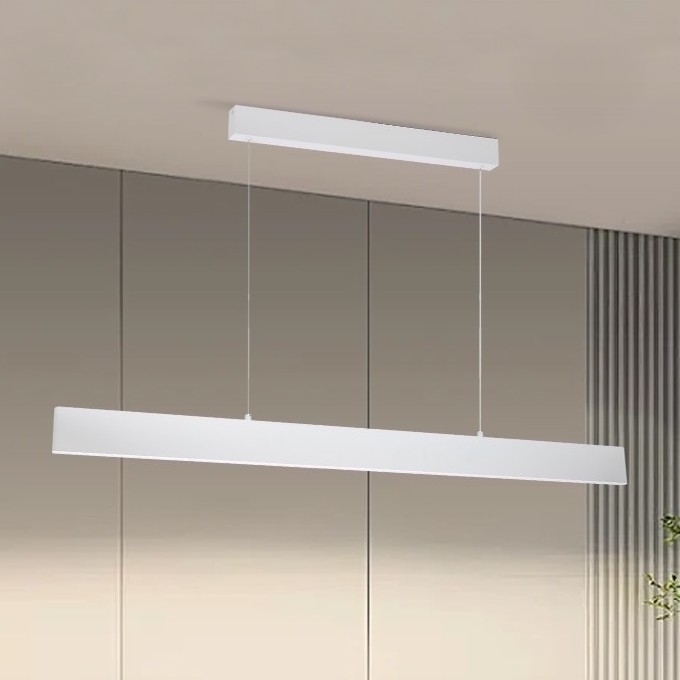 Brilagi - LED Prigušivi luster na sajli SLIMLINE LED/40W/230V 3000-6000K bijela + daljinski upravljač