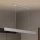 Brilagi - LED Prigušivi luster na sajli SLIMLINE LED/40W/230V 3000-6000K srebrna + daljinski upravljač