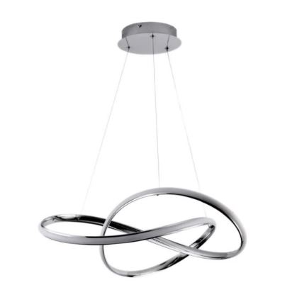 Brilagi - LED prigušivački luster na užetu COSMOWAVE LED/70W/230V sjajni krom + daljinski upravljač