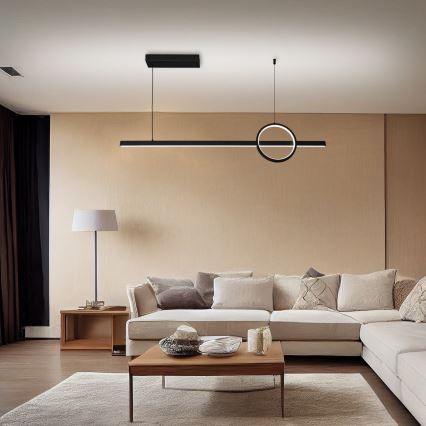 Brilagi - LED prigušivački luster na užetu NIVIO LED/20W/230V 3000/4000/6000K + daljinski upravljač