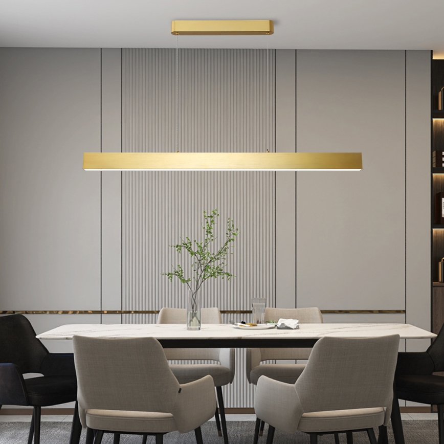 Brilagi - LED Prigušivi luster na sajli SLEEKLINE SMART LED/40W/230V 3000-6000K Wi-Fi Tuya zlatna + daljinski upravljač