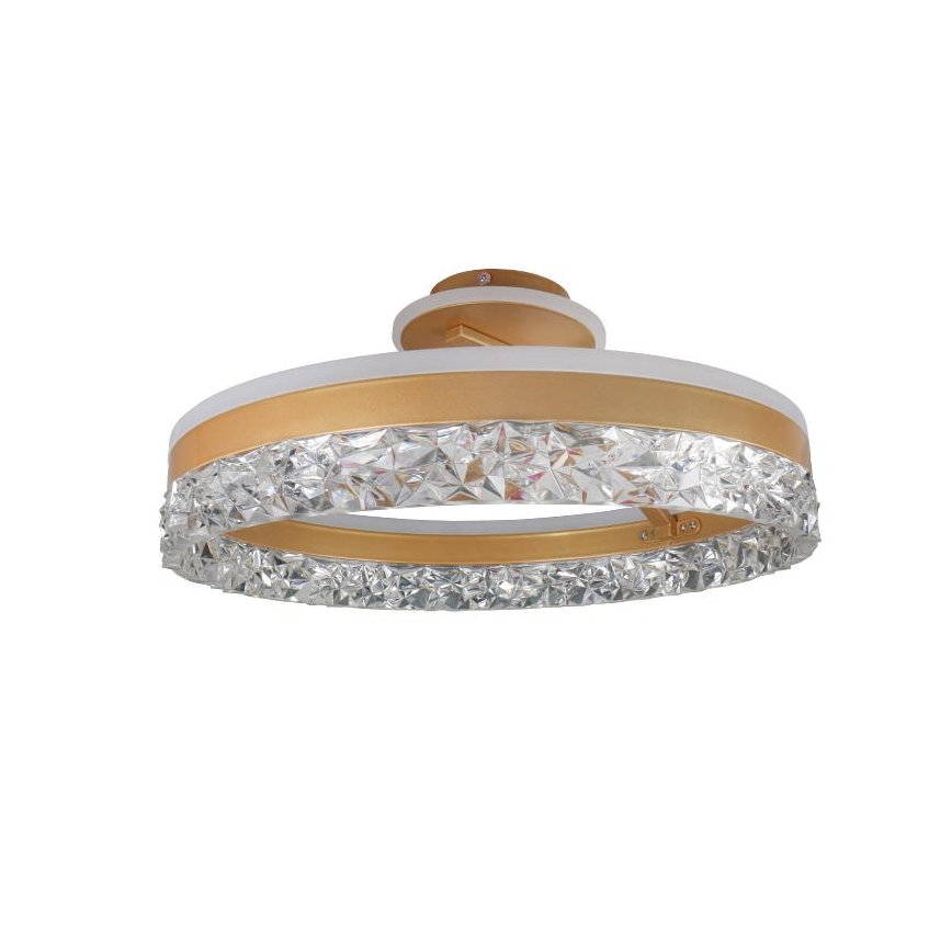 Brilagi - LED Prigušivi nadgradni luster LED/86W/230V 3000-6500K zlatna + daljinski upravljač