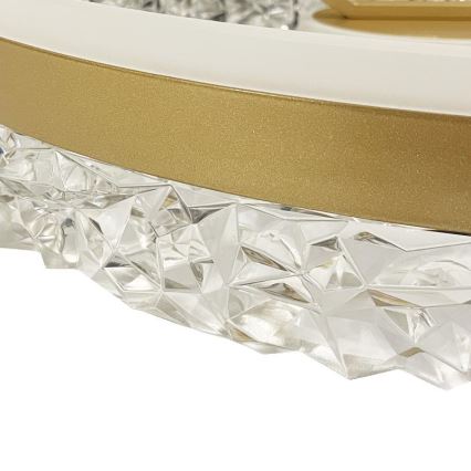 Brilagi - LED Prigušivi nadgradni luster LED/86W/230V 3000-6500K zlatna + daljinski upravljač