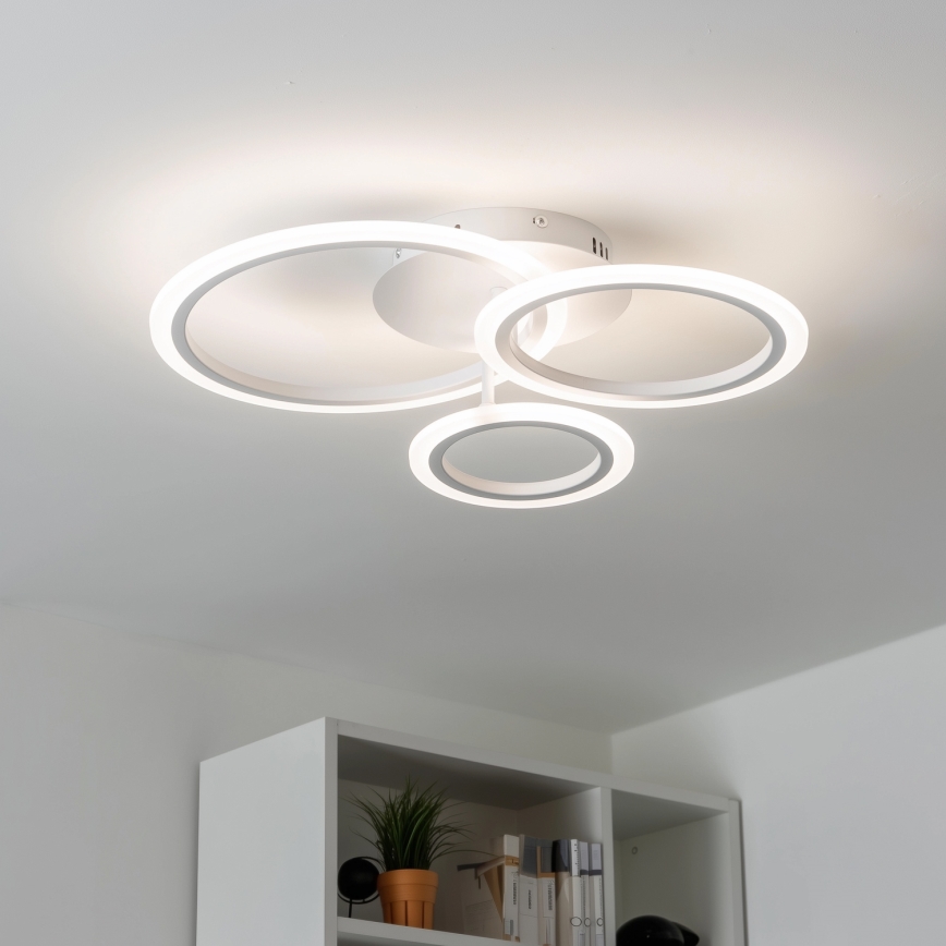Brilagi - LED Prigušivi nadgradni luster ORBITS LED/40W/230V 3000-6500K bijela + daljinski upravljač