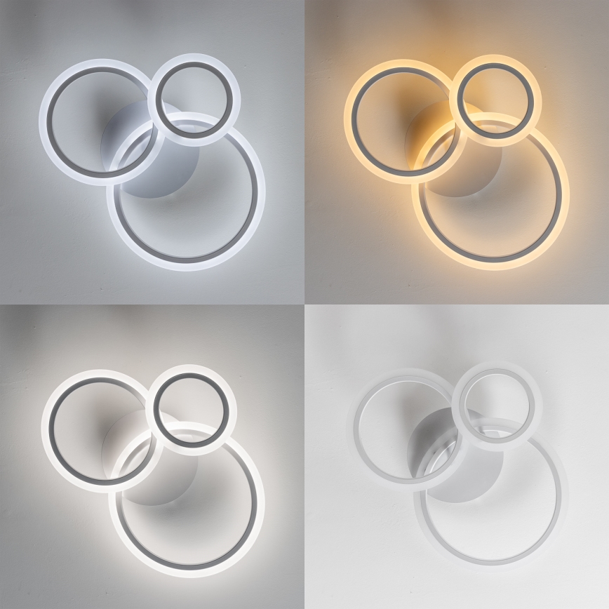 Brilagi - LED Prigušivi nadgradni luster ORBITS LED/40W/230V 3000-6500K bijela + daljinski upravljač