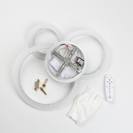Brilagi - LED Prigušivi nadgradni luster ORBITS LED/40W/230V 3000-6500K bijela + daljinski upravljač