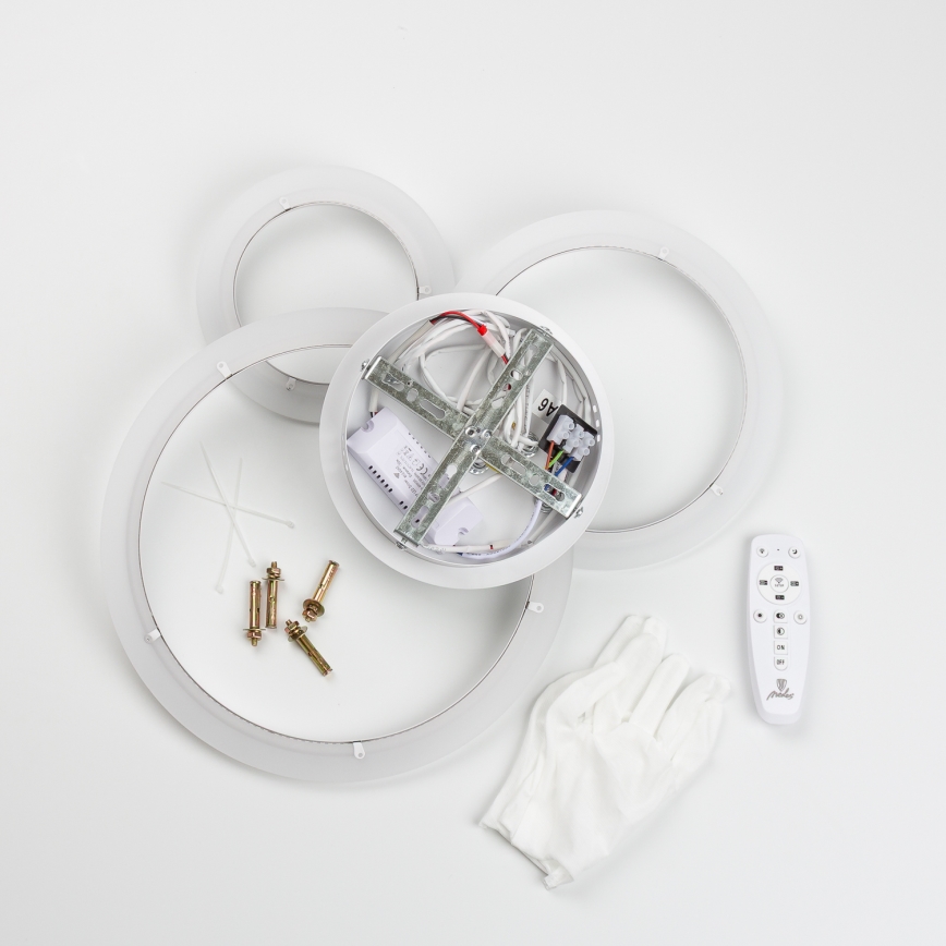 Brilagi - LED Prigušivi nadgradni luster ORBITS LED/40W/230V 3000-6500K bijela + daljinski upravljač