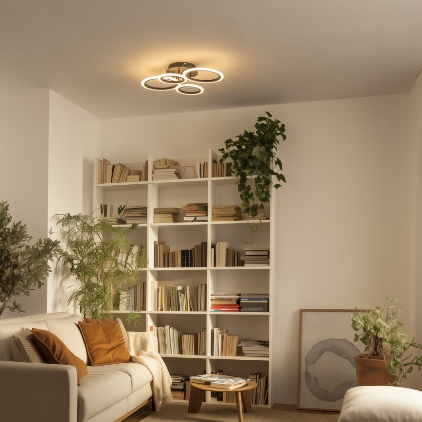 Brilagi - LED Prigušivi nadgradni luster ORBITS LED/50W/230V 3000-6500K + daljinski upravljač