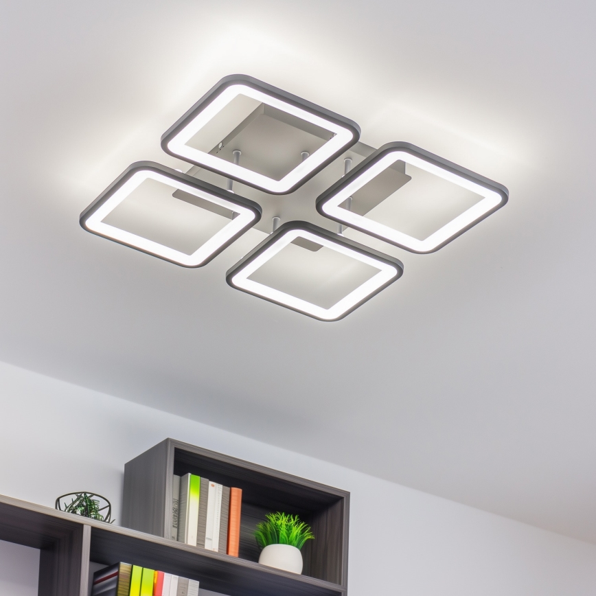 Brilagi - LED Prigušivi nadgradni luster SQUARED LED/85W/230V 3000-6500K + daljinski upravljač