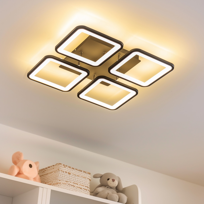 Brilagi - LED Prigušivi nadgradni luster SQUARED LED/85W/230V 3000-6500K + daljinski upravljač
