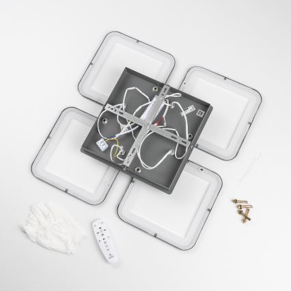 Brilagi - LED Prigušivi nadgradni luster SQUARED LED/85W/230V 3000-6500K + daljinski upravljač