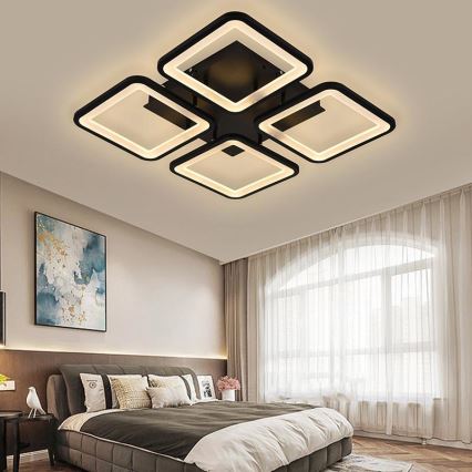 Brilagi - LED Prigušivi nadgradni luster SQUARED LED/85W/230V 3000-6500K + daljinski upravljač