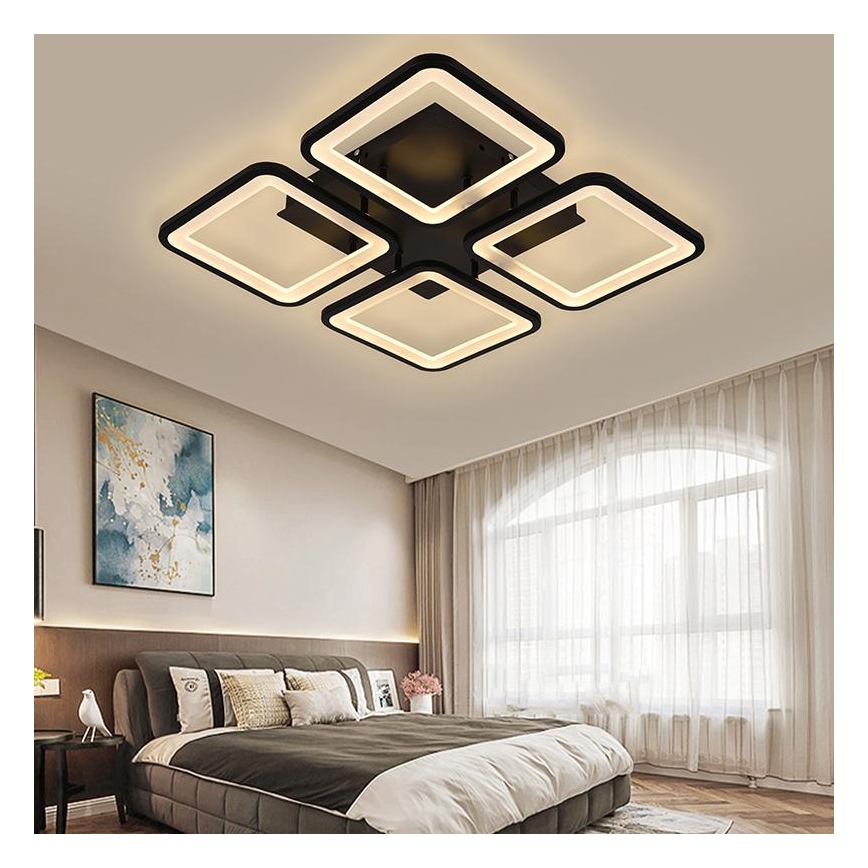 Brilagi - LED Prigušivi nadgradni luster SQUARED LED/85W/230V 3000-6500K + daljinski upravljač