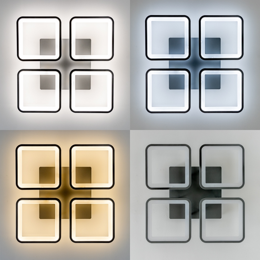 Brilagi - LED Prigušivi nadgradni luster SQUARED LED/85W/230V 3000-6500K + daljinski upravljač
