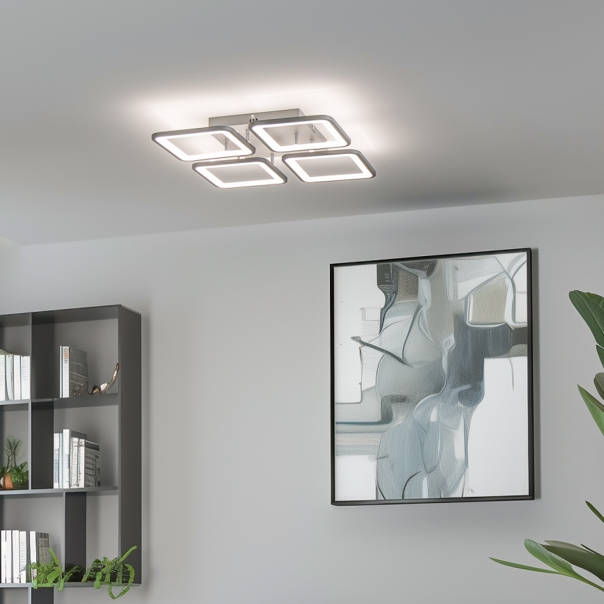 Brilagi - LED Prigušivi nadgradni luster SQUARED LED/85W/230V 3000-6500K + daljinski upravljač