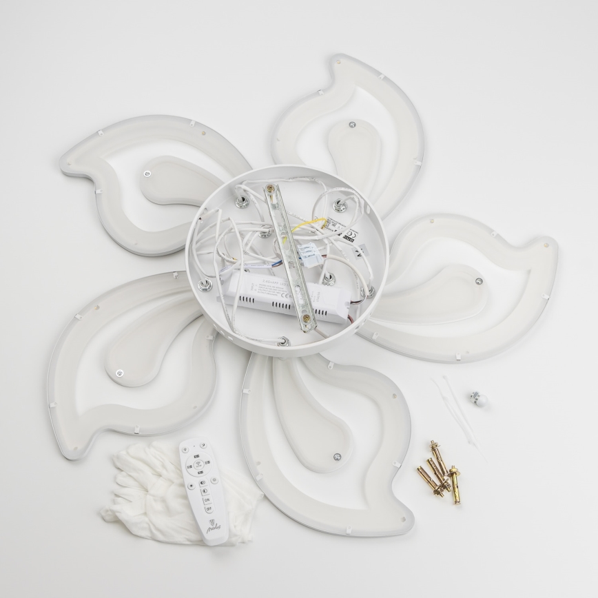 Brilagi - LED Prigušivi nadgradni luster TWIST LED/125W/230V 3000-6500K + daljinski upravljač