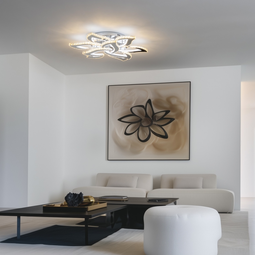 Brilagi - LED Prigušivi nadgradni luster TWIST LED/180W/230V 3000-6500K + daljinski upravljač