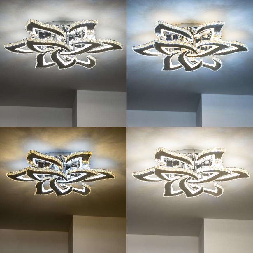 Brilagi - LED Prigušivi nadgradni luster TWIST LED/180W/230V 3000-6500K + daljinski upravljač