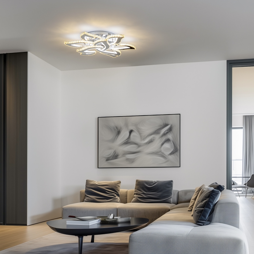Brilagi - LED Prigušivi nadgradni luster TWIST LED/180W/230V 3000-6500K + daljinski upravljač