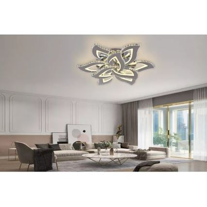 Brilagi - LED Prigušivi nadgradni luster TWIST LED/180W/230V 3000-6500K + daljinski upravljač