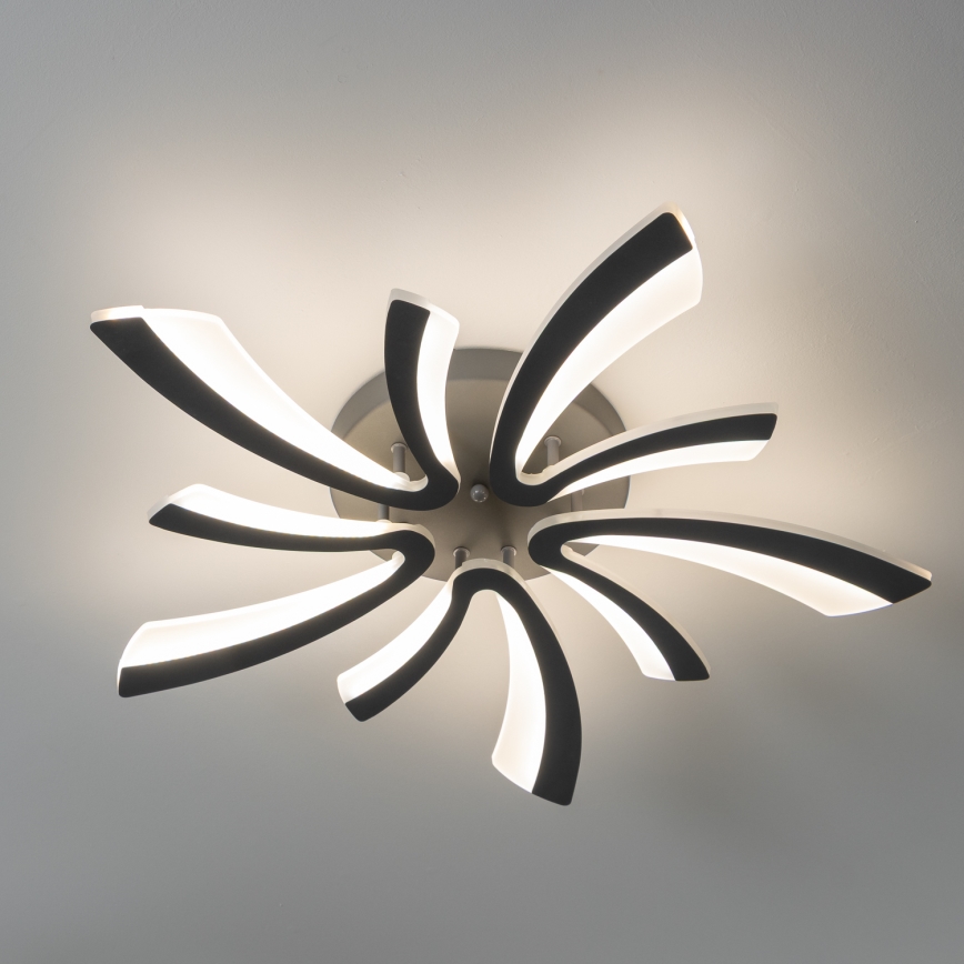 Brilagi - LED Prigušivi nadgradni luster TWIST LED/55W/230V 3000-6500K antracit + daljinski upravljač